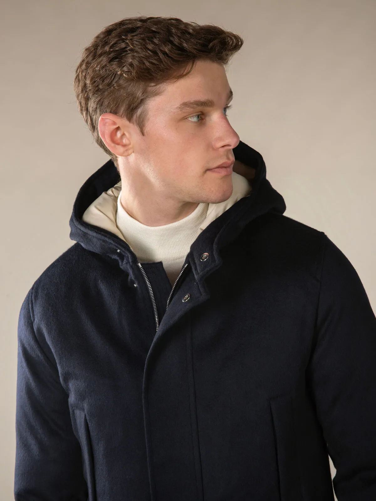 Navy Wintertime Parka