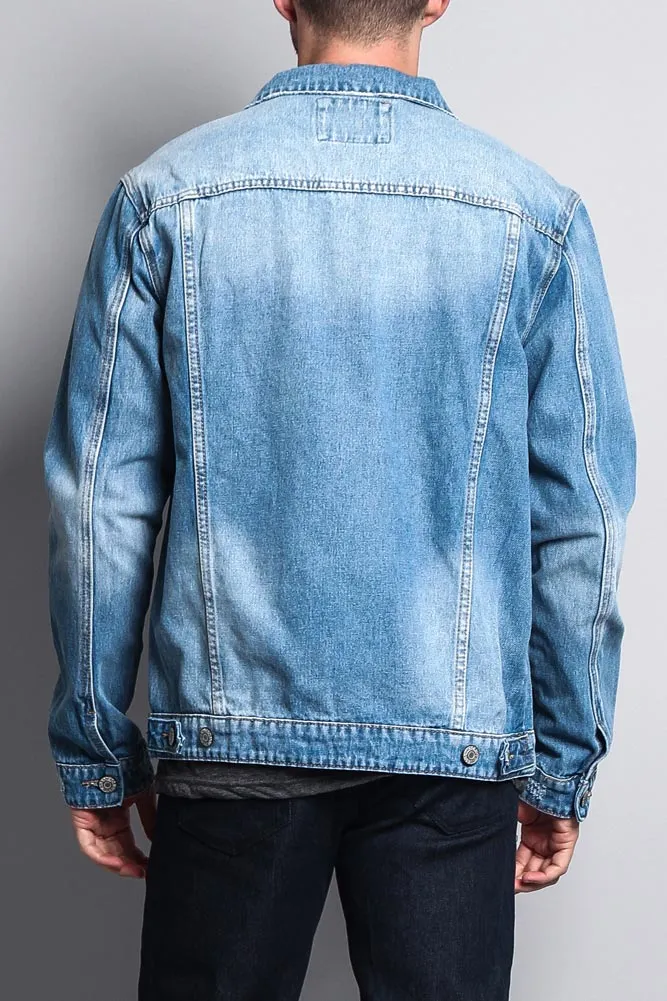 Premium Distressed Denim Jacket