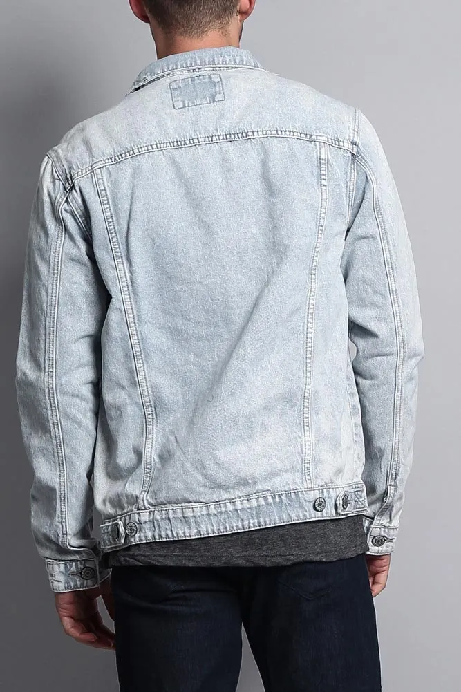 Premium Distressed Denim Jacket