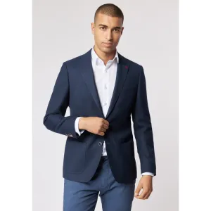 Roy Robson Virgin Wool Mix Slim Fit Navy Blazer 05055