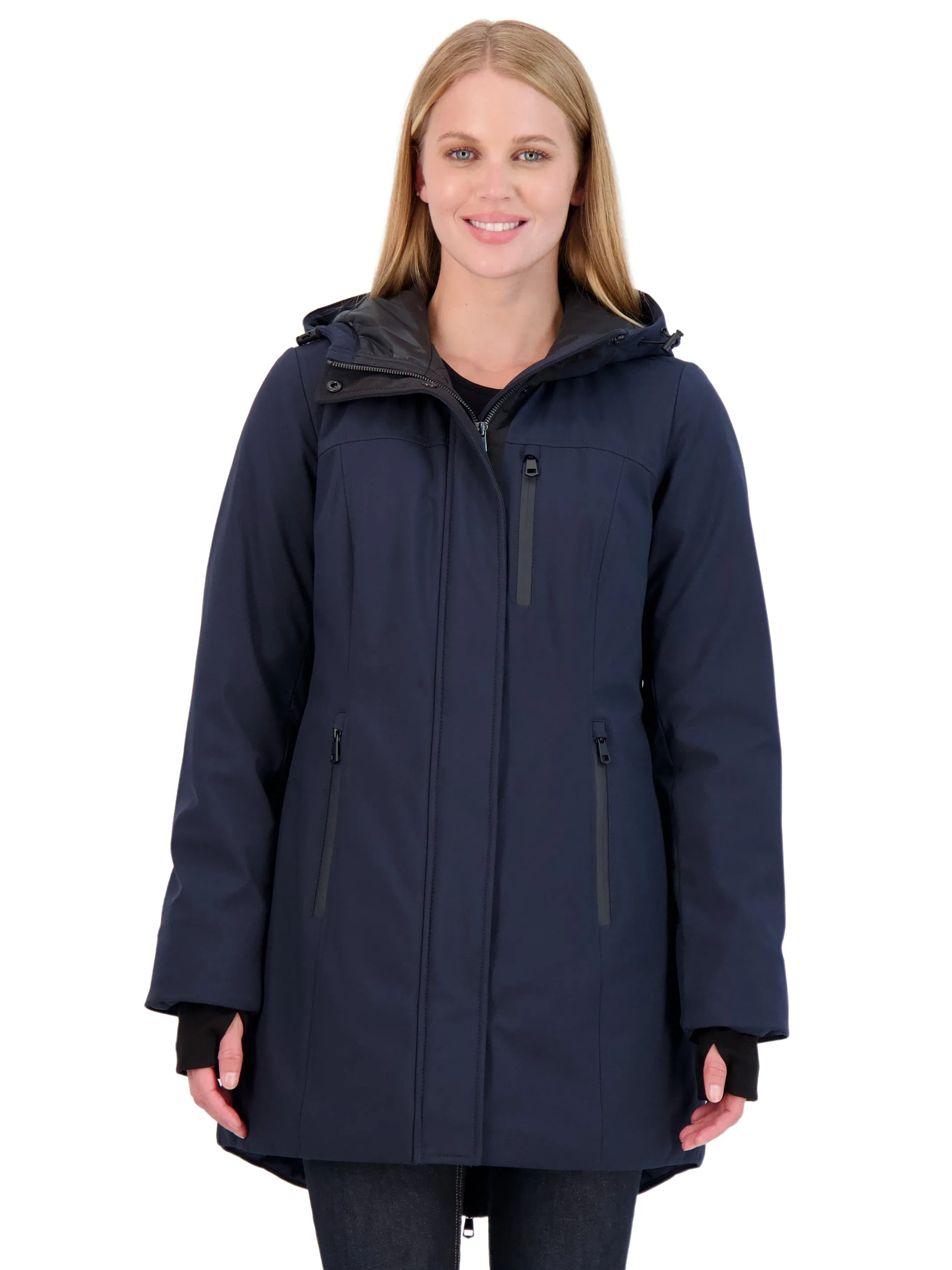 Sebby Collection Women's Heavyweight Softshell Parka