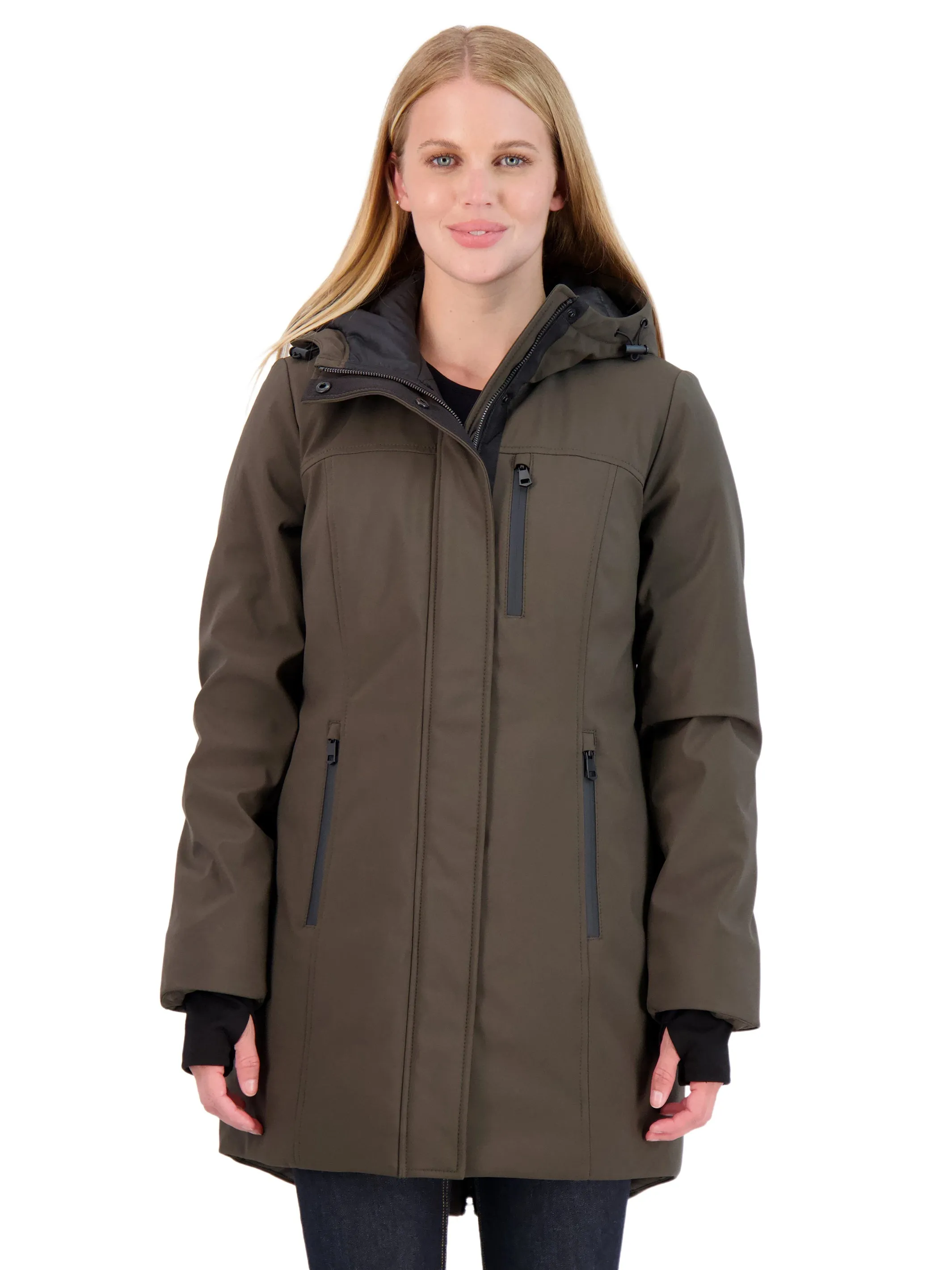 Sebby Collection Women's Heavyweight Softshell Parka