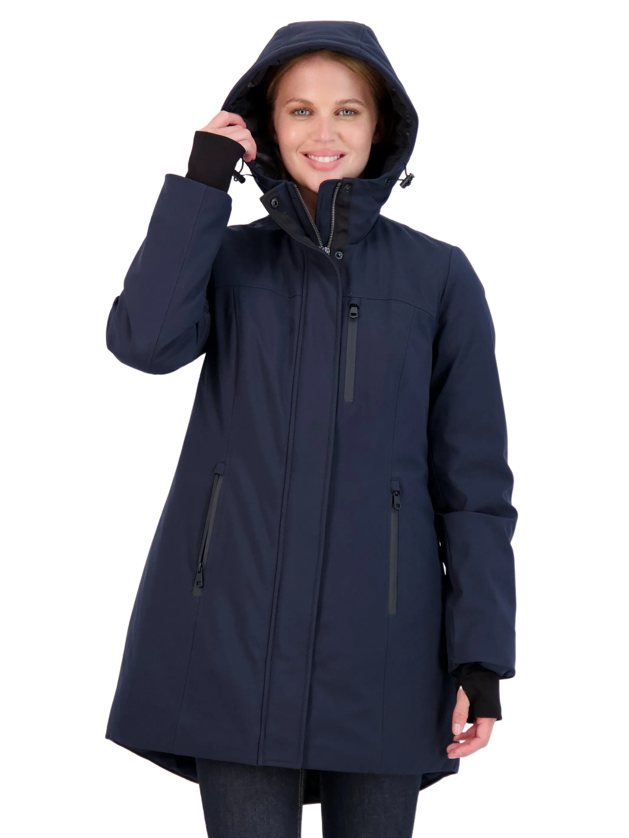 Sebby Collection Women's Heavyweight Softshell Parka