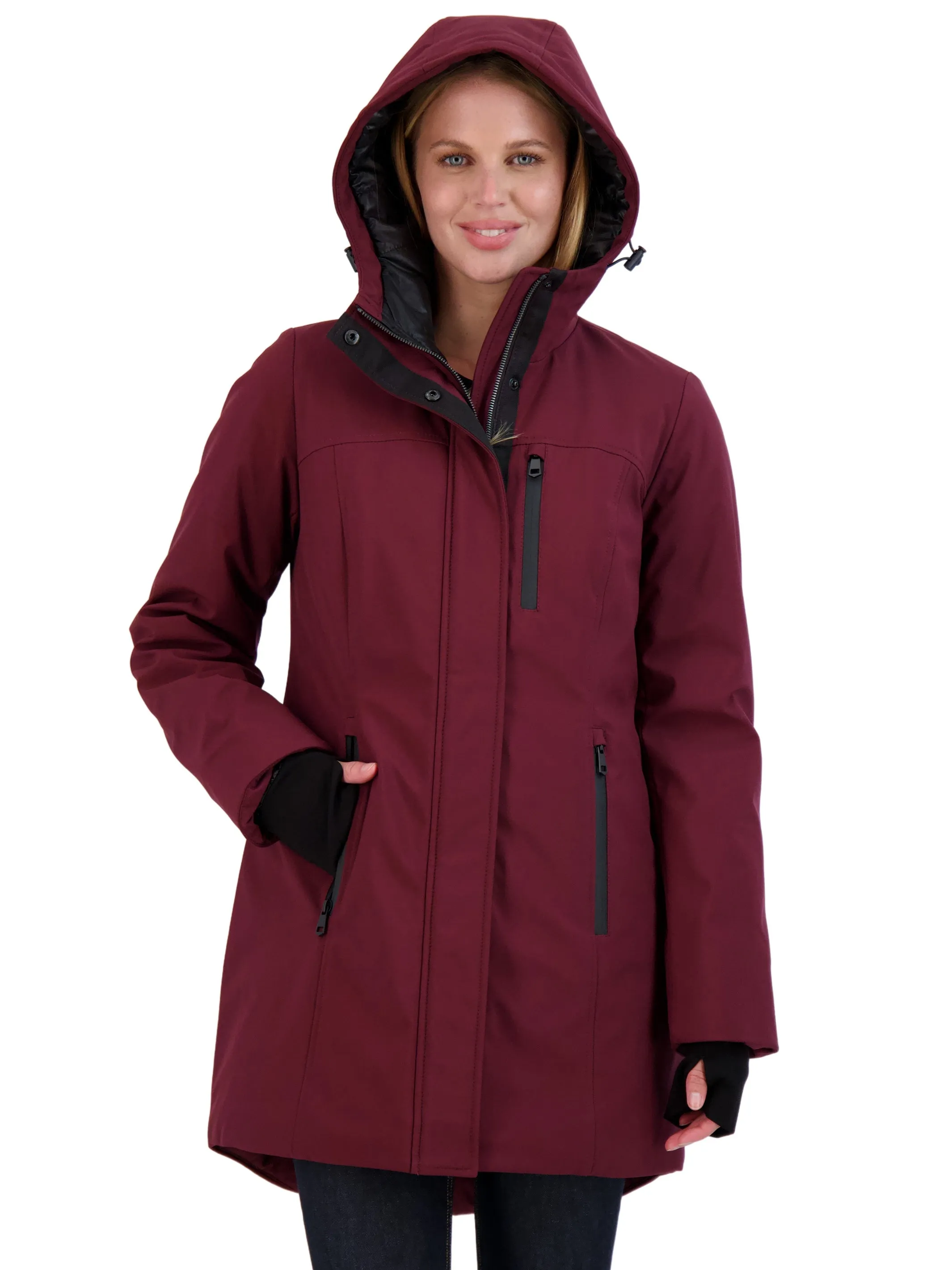 Sebby Collection Women's Heavyweight Softshell Parka