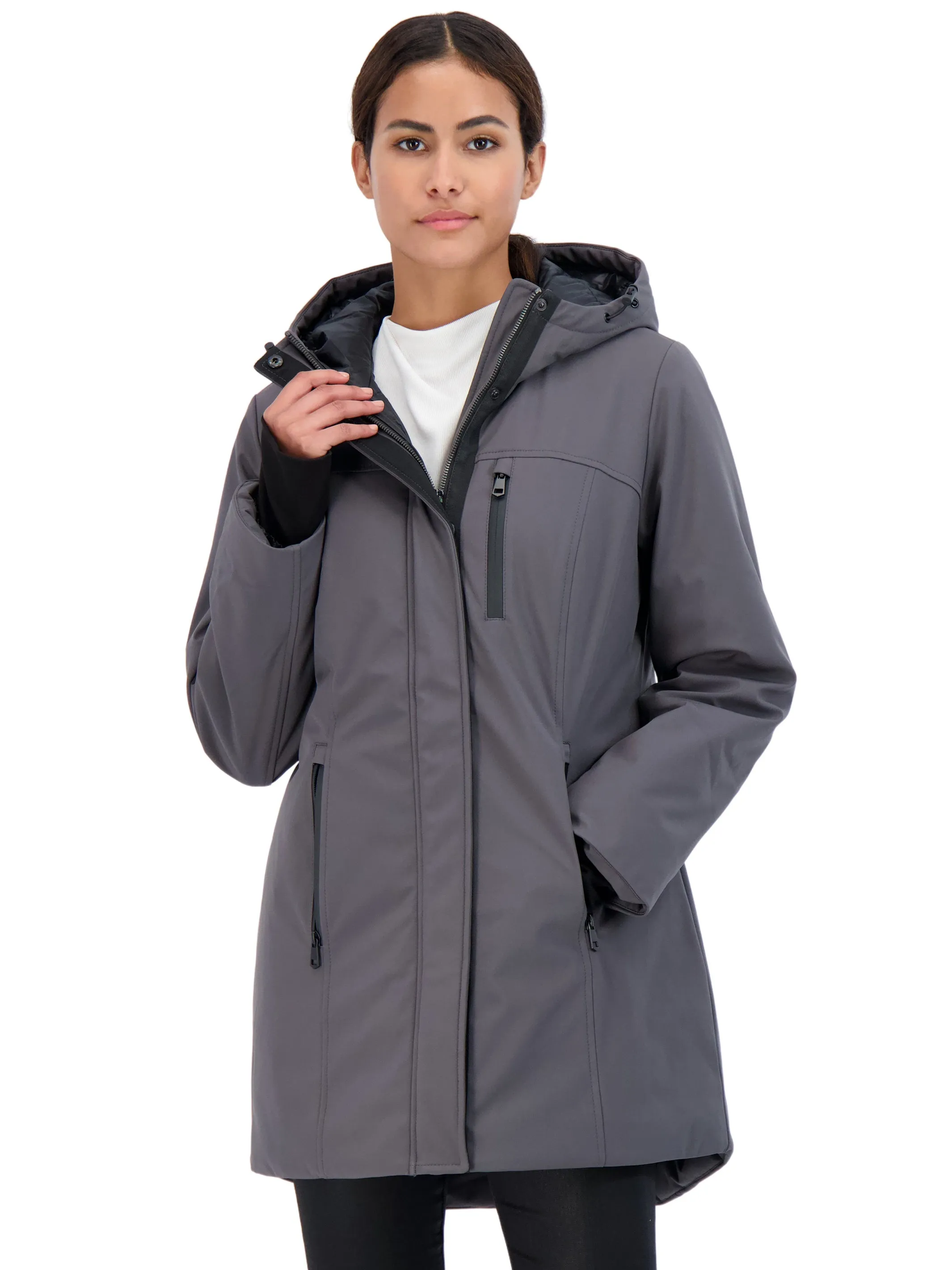 Sebby Collection Women's Heavyweight Softshell Parka