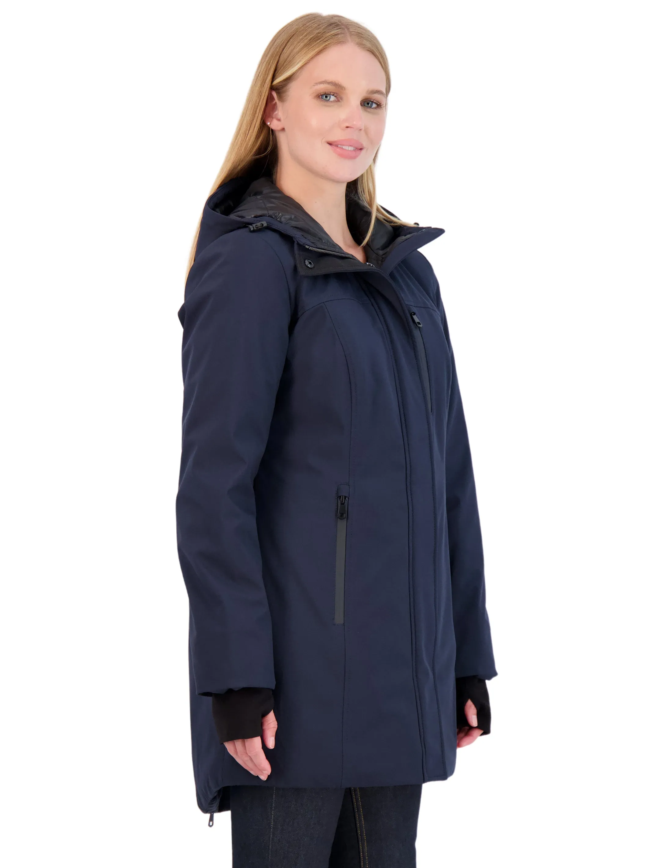 Sebby Collection Women's Heavyweight Softshell Parka