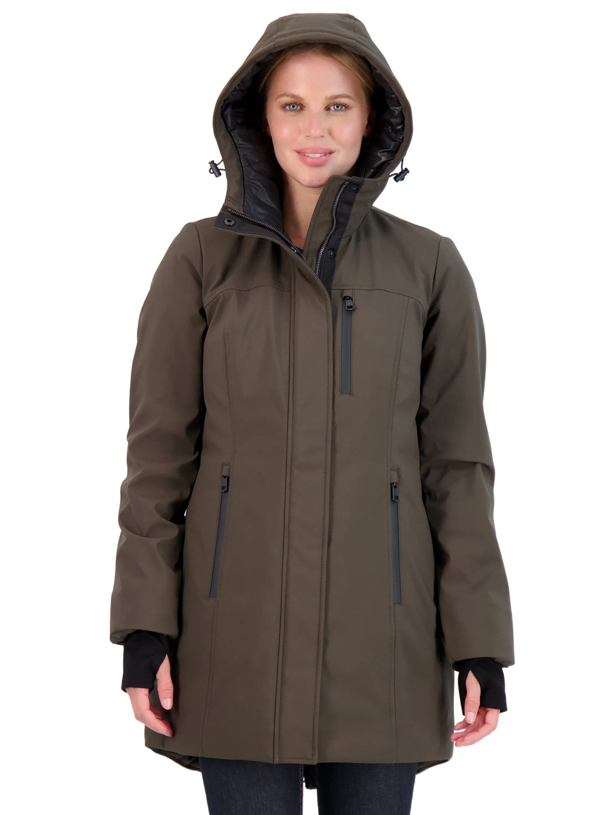 Sebby Collection Women's Heavyweight Softshell Parka