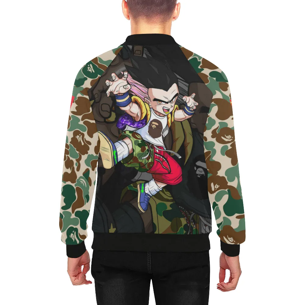 Supreme Dragonball Men's All Over Print Baseball Jacket