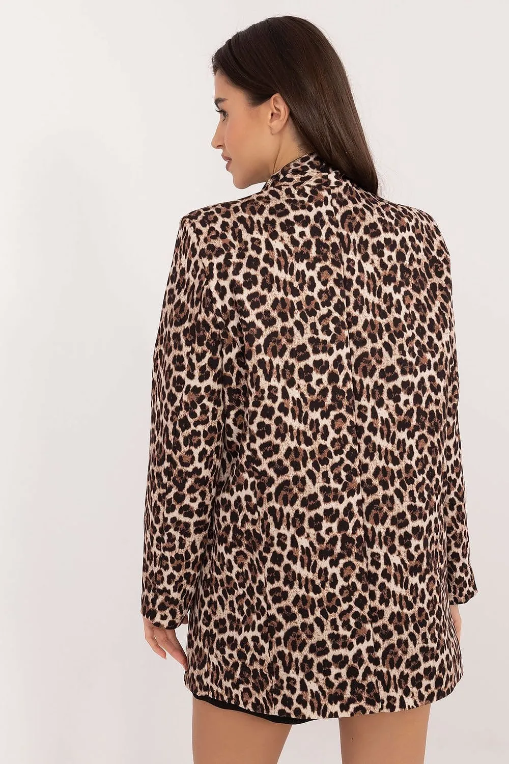 TEEK - Animal Patterned Blazer Jacket