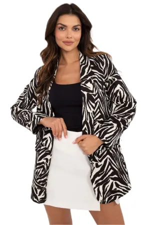 TEEK - Animal Patterned Blazer Jacket