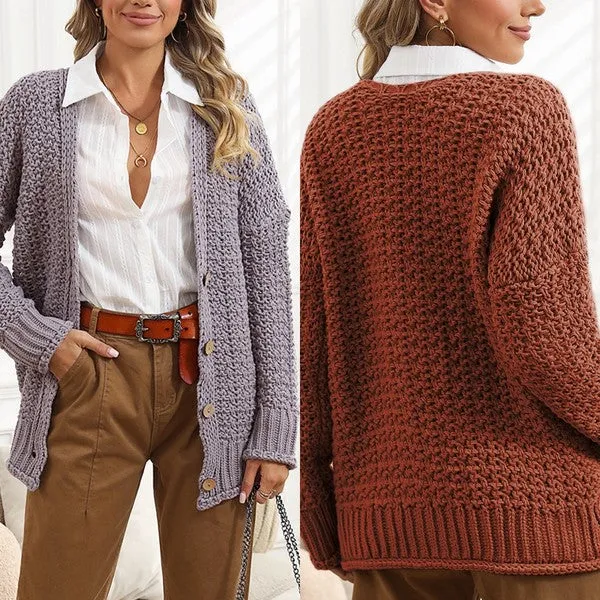 Tristan Chunky Cable Knit Cardigan