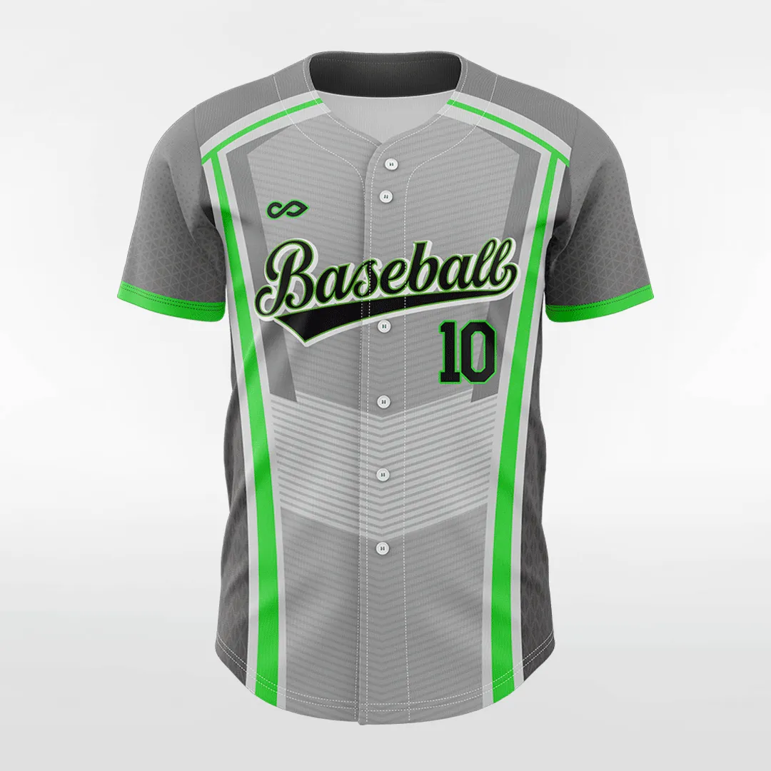 Ultra Modern - Customized Men's Sublimated Button Down Baseball Jersey