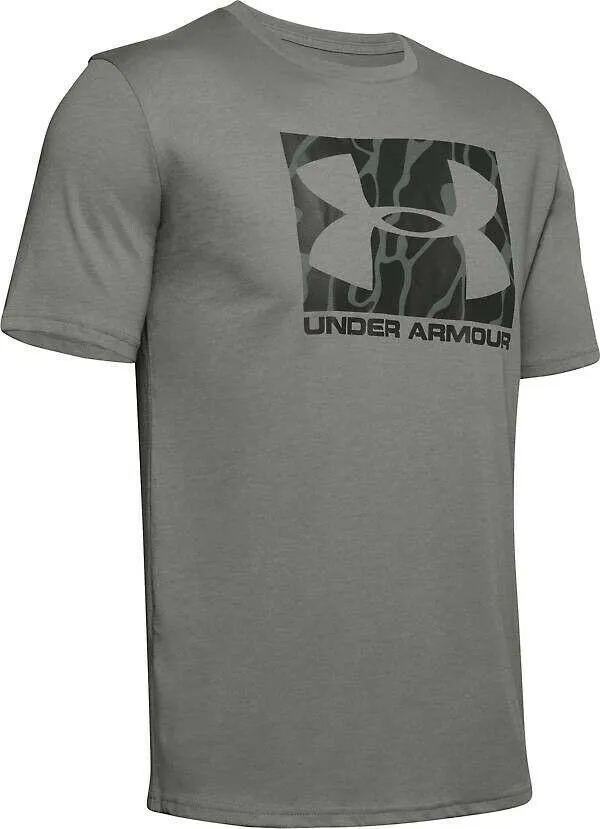 Under Armour Mens Camo Boxed Logo SS T-Shirt