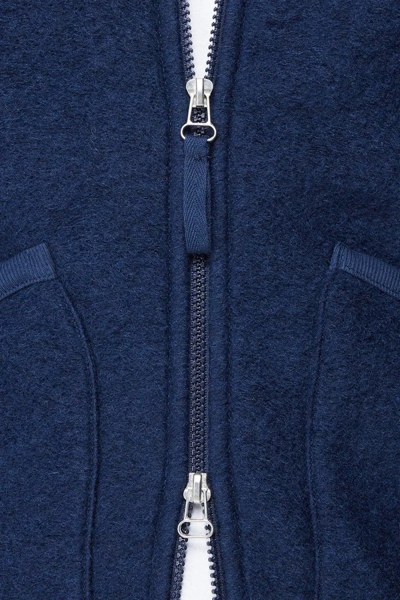 Universal Works Zip Waistcoat (Indigo Blue)