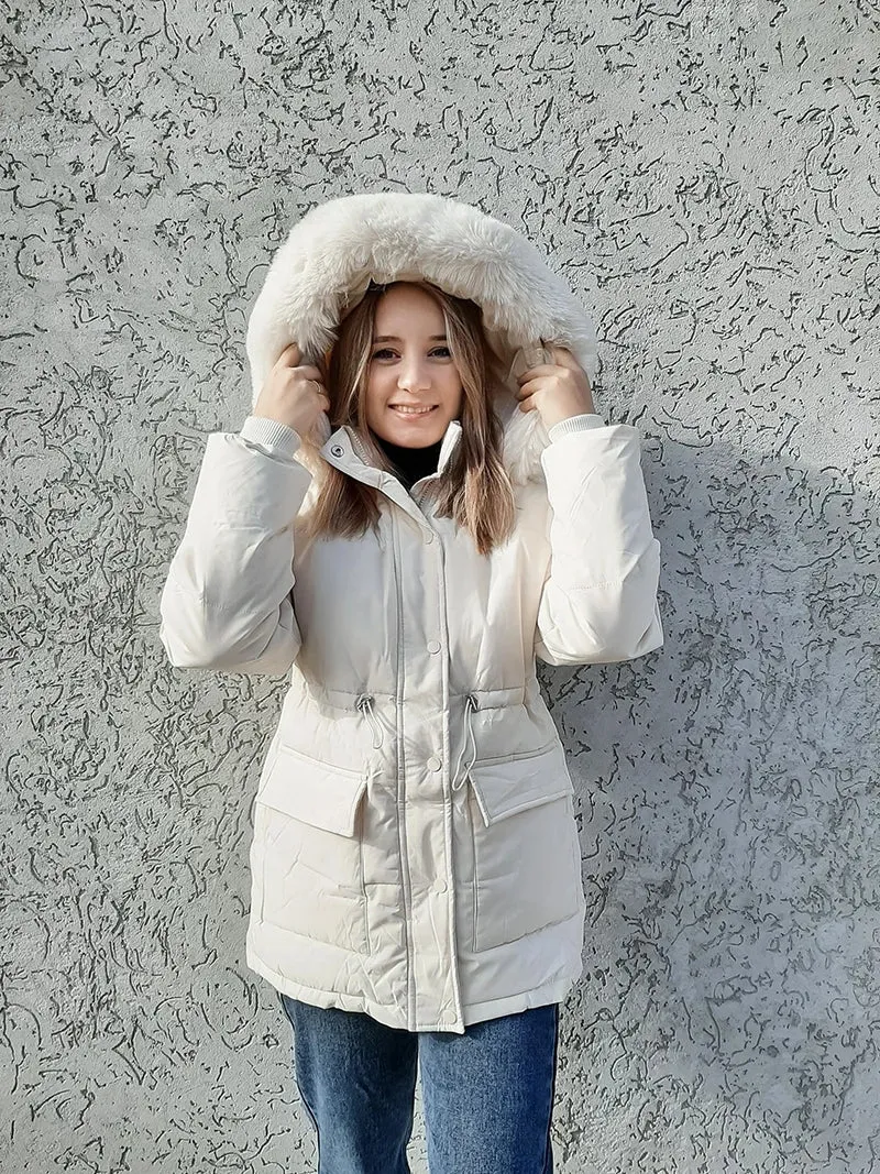 Winter Jacket For Women Thick Warm Parkas Female Outerwear