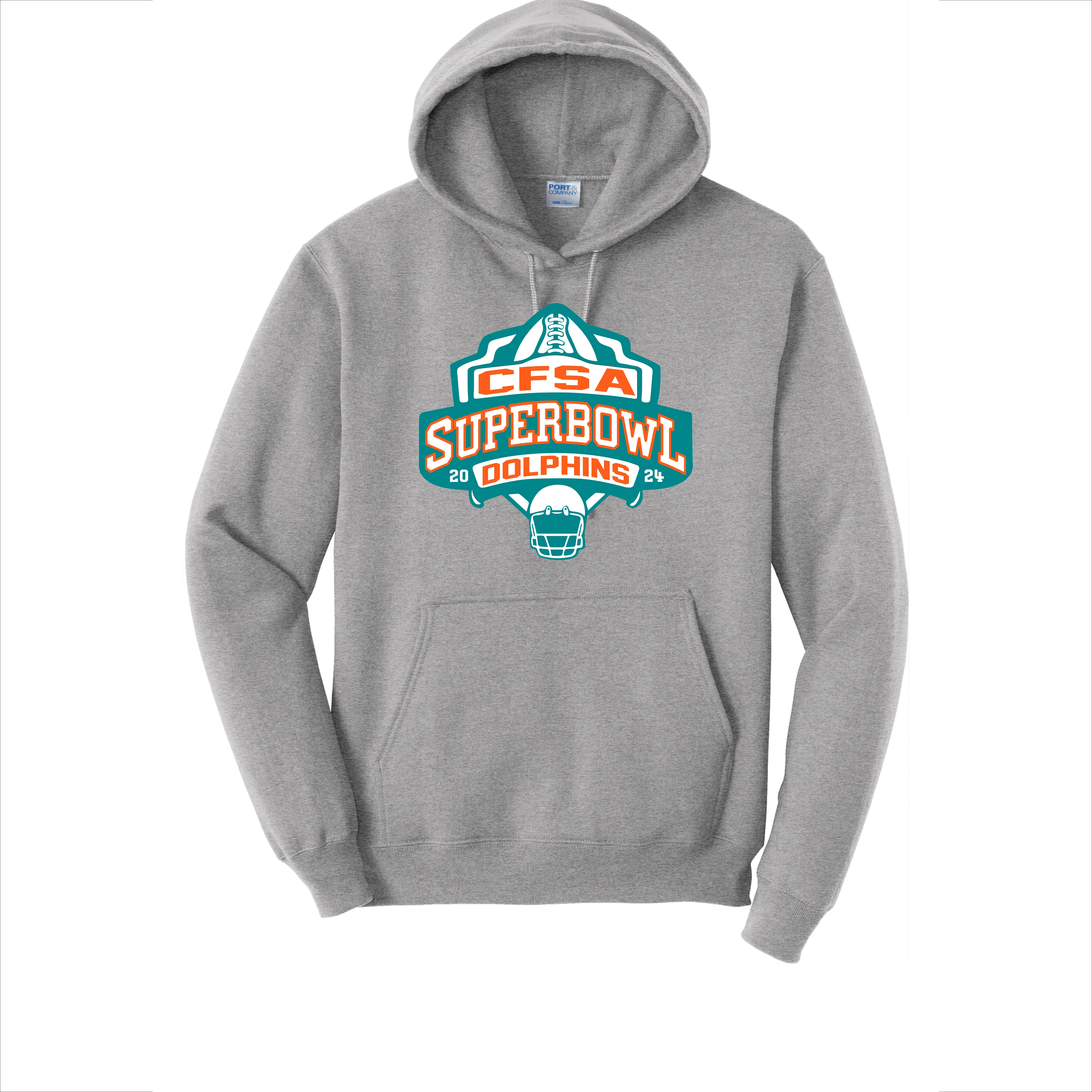 YOUTH - SOPHOMORE Dolphins Superbowl Hoodie 2024