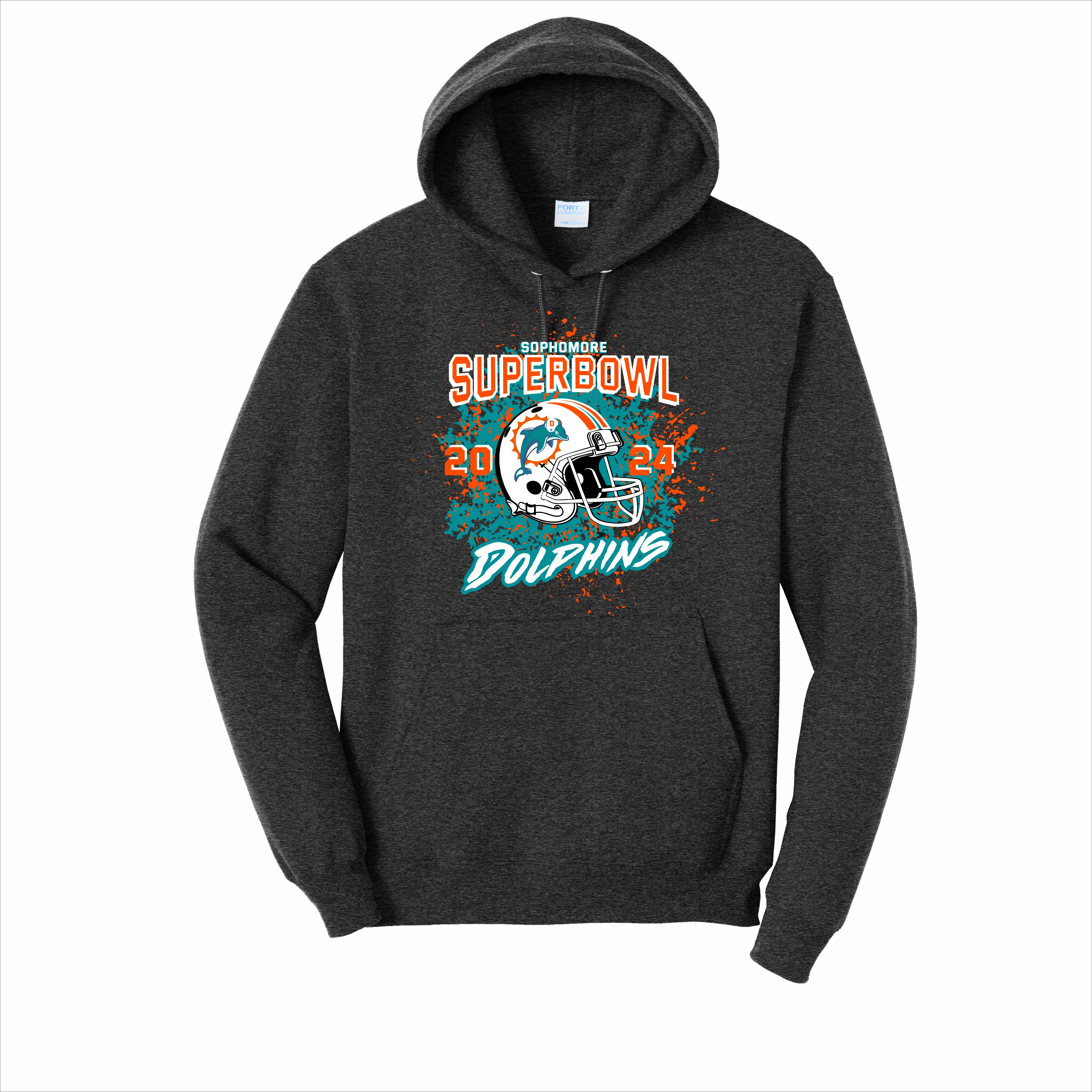 YOUTH - SOPHOMORE Dolphins Superbowl Hoodie 2024