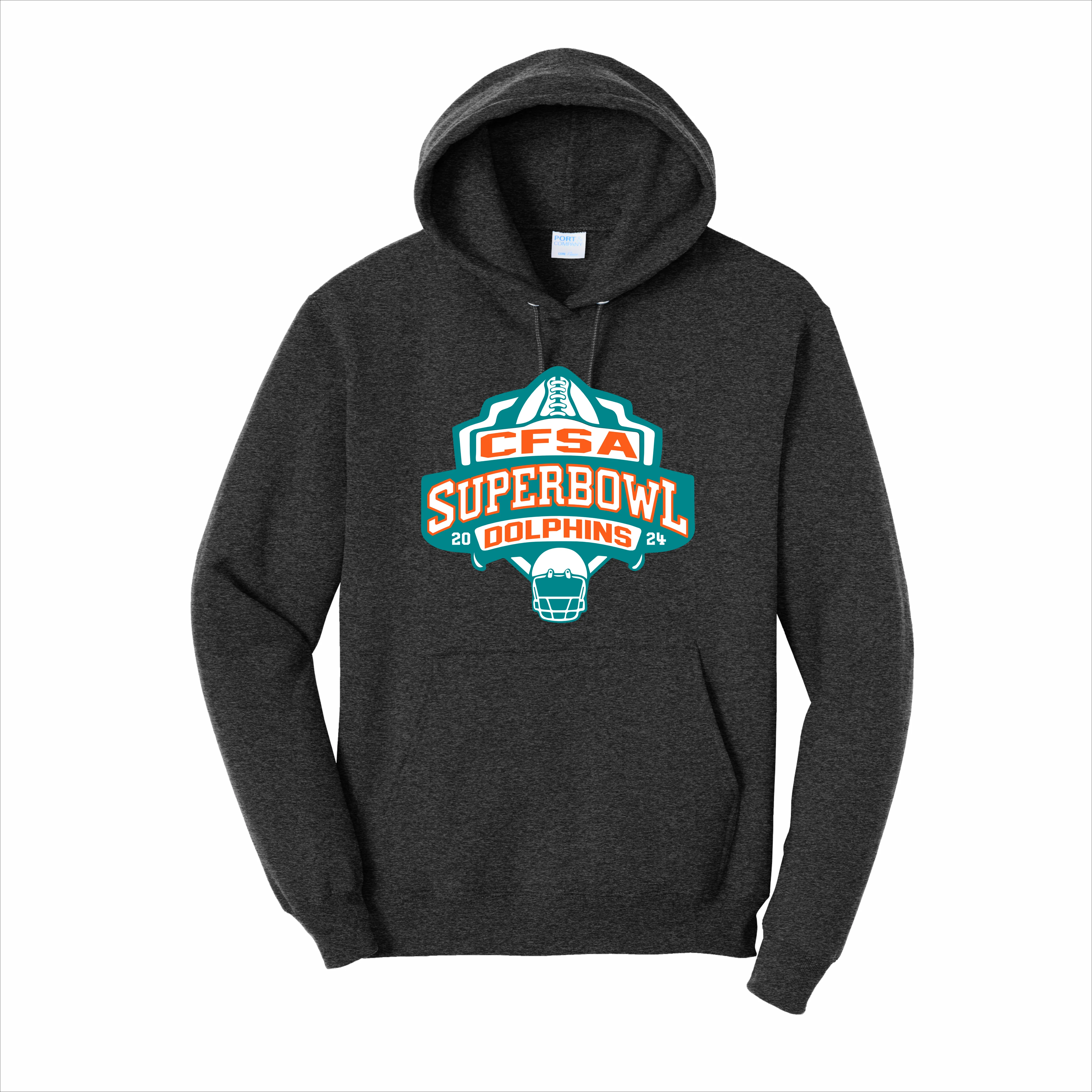 YOUTH - SOPHOMORE Dolphins Superbowl Hoodie 2024