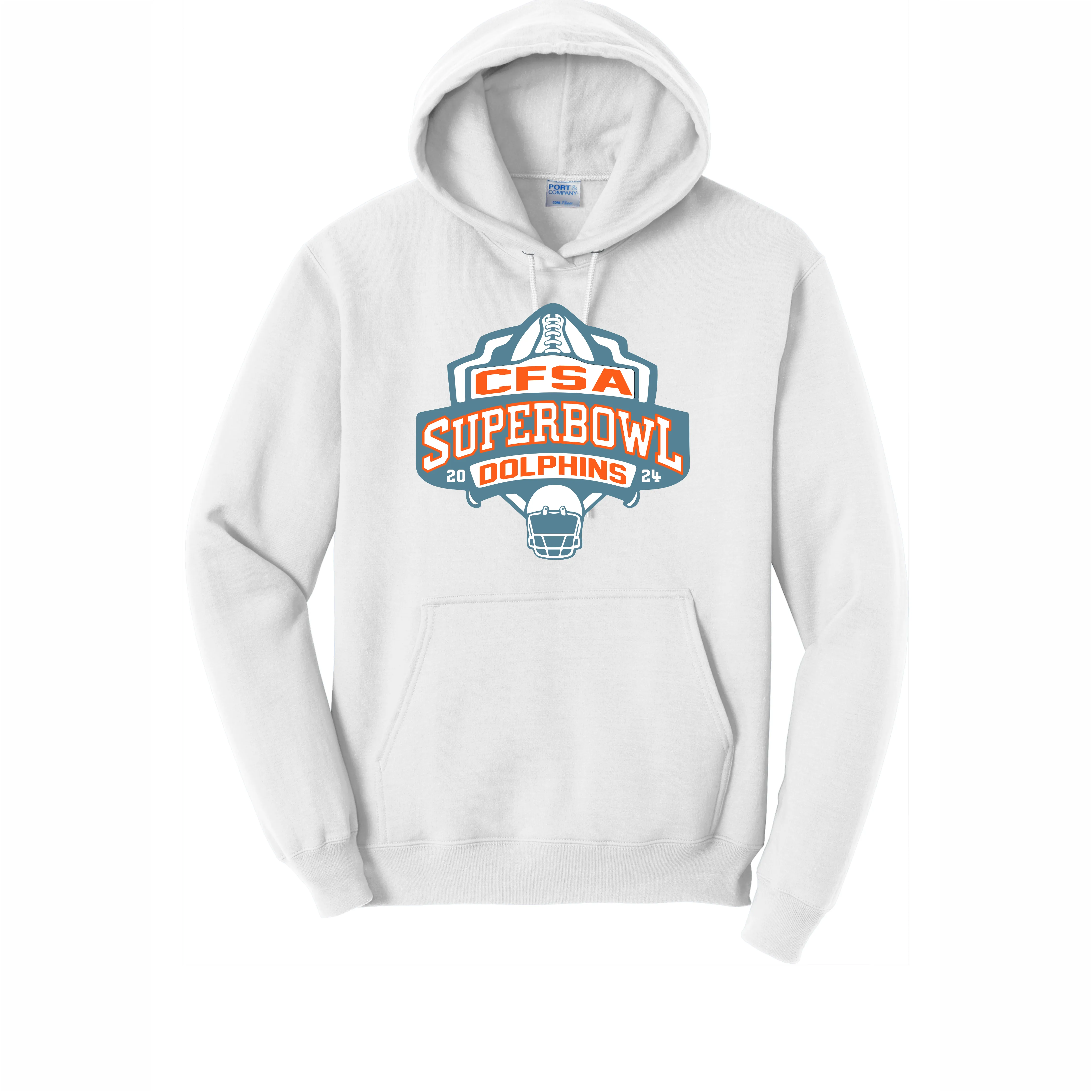 YOUTH - SOPHOMORE Dolphins Superbowl Hoodie 2024